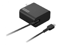 Lenovo - USB-C-strømadapter - AC 100-240 V - 65 Wh - Europa - svart PC-Komponenter - Strømforsyning - Ulike strømforsyninger