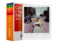 Polaroid i-Type Color Film - Brilliant - hvit - 88 x 107 mm 16 ark fotopapir Papir & Emballasje - Hvitt papir - fotopapir