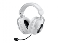 Logitech G Pro X 2 - Hodesett - full størrelse - LIGHTSPEED - trådløs - lydisolerende - hvit Gaming - Headset og streaming - Hodesett
