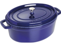 STAUB - Cocotte med dekke - 31 cm - 5.5 L - oval - mørk blå
