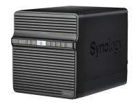 Synology Disk Station DS423 - NAS-server - 4 fack - SATA 6Gb/s - RAID RAID 0, 1, 5, 6, 10, JBOD - RAM 2 GB - Gigabit Ethernet - iSCSI support