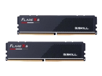 G.Skill Flare X5 - DDR5 - sett - 64 GB: 2 x 32 GB - DIMM 288-pin lav profil - 5200 MHz / PC5-41600 - CL36 - 1.25 V - ikke-bufret - ikke-ECC - matt svart PC-Komponenter - RAM-Minne - DDR5