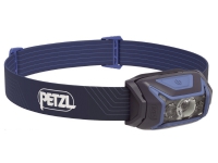 Petzl ACTIK, Hodebåndslommelykt, Blå, Plast, Gummi, Knapper, IPX4, LED
