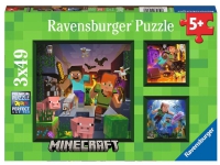 Ravensburger Puzzle 3x49el Minecraft 056217 RAVENSBURGER p8