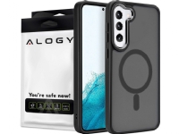 Alogy Alogy Armored Case for MagSafe Ring Mag Case for Qi Chargers for Samsung Galaxy S23+ Plus Black Tele & GPS - Mobilt tilbehør - Deksler og vesker
