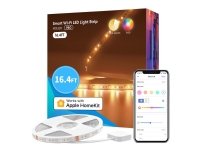 Intelligent LED RGBWW Wi-Fi 5 metrów Meross MSL320 (Homekit) Belysning - Innendørsbelysning - Strips & Lysbånd