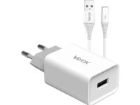 Vayox-lader USB-lader 5V 2.1A + USB type C-kabel 1m VA0051C Vayox