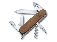 Victorinox Spartan Wood, Klappkniv uten lås, Multiverktøyskniv, Dolk, Tre, Rustfritt stål, 10 verktøy