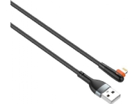 LDNIO USB Cable USB to Lightning Cable LDNIO LS562, 2.4A, 2m (Black) PC tilbehør - Kabler og adaptere - Datakabler