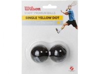 Bilde av Wilson Wilson Staff Squash Geltona Dot 2-pakningsball Wrt617800 Juoda One Size