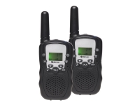 DENVER WTA-448 - Bærbar - toveis radio - 446 MHz - 8 kanalers (en pakke 2) Tele & GPS - Hobby Radio - Walkie talkie
