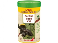 sera Catfish Tabs XXL Nature, Akvariefisk, Tørr fiskemat, Blokk, Vitamin A, Vitamin B1, Vitamin B2, Vitamin C, Vitamin D3, Vitamin E, Stor, 0,13 kg Kjæledyr - Fisk & Reptil - Fisk & Reptil fôr