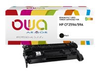 OWA - Svart - kompatibel - boks - gjenfabrikert - tonerpatron (alternativ for: HP 59A) - for HP Color LaserJet 3800, 3800dn, 3800dtn, 3800n, CP3505dn, CP3505n, CP3505x Skrivere & Scannere - Blekk, tonere og forbruksvarer - Tonere