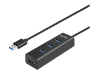 Unitek Y-3089 - Hub - 4 x SuperSpeed USB 3.0 - stasjonær