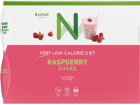 Nutrilett VLCD Raspberry Shake meal replacement shake, 35 g, 20-PACK Sport & Trening - Tilbehør