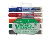 Bilde av Pilot V Board Master Begreen - Markeringspenn - For Whiteboard - Svart, Rød, Blå, Grønn, Oransje - Fargestoffbasert Blekk - 2.3 Mm - Medium (en Pakke 5)