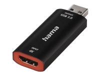 Hama - Videofangstadapter - USB 3.0 - svart PC tilbehør - KVM og brytere - Switcher