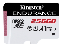Bilde av Kingston High Endurance - Flashminnekort - 256 Gb - A1 / Uhs-i U1 / Class10 - Microsdxc Uhs-i U1