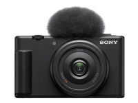 Produktfoto för Sony ZV-1F - Digitalkamera - kompakt - 20.1 MP - 4 K / 30 fps - ZEISS - Wi-Fi, Bluetooth - svart