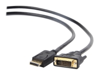 Cablexpert CC-DPM-DVIM - Skjermkabel - DisplayPort (hann) til DVI-D (hann) - 1.8 m - formstøpt - svart PC tilbehør - Kabler og adaptere - Videokabler og adaptere