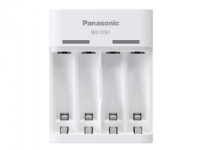 Panasonic eneloop Basic BQ-CC61 - 10 t batterilader - (for 2/4xAA/AAA) 4 x AA-type - NiMH - 2100 mAh Strøm artikler - Batterier - Batterilader