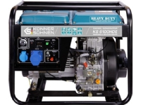 KS GENERATOR DIESEL KS 6100HDE (EURO V) 5,5kW 230V, ELEKTRISK START Verktøy & Verksted - Til verkstedet - Generator og kompressor