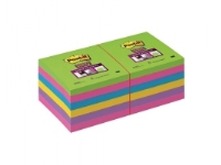 Bilde av Post-it® Super Sticky Notes Assorterede Farver, Pakke A 12 Stk.