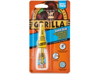 Produktfoto för Gorilla Super Lim / Glue - Brush & Nozzle - 12 g.