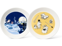 Arabia Moomin Office & Winter Night plates, 19 cm Catering - Service - Glass & Kopper