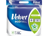 Velvet Toalettpapir Velvet Ecoroll 4 ruller Rengjøring - Tørking - Toalettpapir og dispensere
