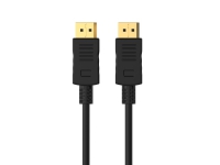 Sinox DisplayPort™ kabel. 1m. Sort PC tilbehør - Kabler og adaptere - Datakabler