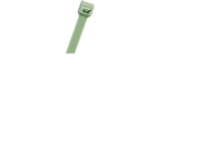 Bilde av Panduit Cable Tie, 3.9l (99mm), Miniature, Polypropylene, Green, 1000pc, Polypropylen (pp), Grønn, 9,9 Cm