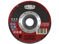 TYROLIT Skæreskive 42 ø125x0,75x22,23 mm, A60R-BFXA PREMIUM supertynde skæreskiver til rustfrit stål, giver en højere ydelse, samtidig med - (25 stk.)