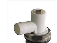 Aftapningsventil 1/2'' - Med O-ring, drejelig til radiator. Forkromet/hvid Rørlegger artikler - Ventiler & Stopkraner - Tappventil