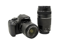 Canon EOS 2000D EF-S 18-55 IS II Kit Digitalt spejlreflekskamera EF-S 18-55 mm IS II 24.1 Megapixel Sort Optisk søger, med indbygget blitz, WiFi, Full