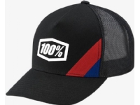 100%Czapka z daszkiem 100%CORNERSTONE X-Fit Snapback Hat Black NEW)