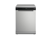 Whirlpool MaxiSpace W7F HP43 X  W7F HP43 X, Frittstående, Full størrelse (60 cm), Rustfritt stål, Sort, Berøringskontroll, 1,3 m
