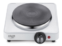 Adler AD 6503, Hvit, Benkeplate, Innebygde kokeplater, Emaljert stål, 1 zone(s), 1 zone(s) Hvitevarer - Platetopper - Frittstående kokeplater