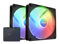 NZXT F Series F140 RGB Core - Kabinettvifte - 140 mm - svart (en pakke 2)