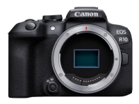 Produktfoto för Canon EOS R10 - Digitalkamera - spegellöst - 24.2 MP - APS-C - 4 K / 60 fps - endast stomme - Wi-Fi, Bluetooth - svart