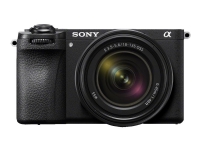 Sony a6700 ILCE-6700M - Digitalkamera - speilløst - 26.0 MP - APS-C - 4K / 119.88 fps - 7.5optisk x-zoom E 18-135 mm OSS-linse - Wi-Fi, Bluetooth Foto og video - Digitale kameraer - Speilløst systemkamera
