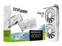 ZOTAC GAMING GeForce RTX 4060 8GB Twin Edge OC - White Edition - grafikkort - GeForce RTX 4060 - 8 GB GDDR6 - PCIe 4.0 x8 - HDMI, 3 x DisplayPort - hvit - boks PC-Komponenter - Skjermkort & Tilbehør - NVIDIA