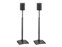 Sanus WSSE1A2 - Stativ - for speakers - høydejusterbar - stål, ekstrudert aluminium - svart - plassering på gulv (en pakke 2) TV, Lyd & Bilde - TV & Hjemmekino - TV installasjon