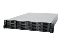 Synology SA3400D - NAS-server - 12 brønner - kan monteres i rack - SAS - RAID RAID 0, 1, 5, 6, 10, JBOD, 5 hot spare, 6 hot spare, 10 hot spare, 1 aktiv reservedel, RAID F1, F1 driftsklar reservedel - RAM 16 GB - Gigabit Ethernet / 10 Gigabit Ethernet - i