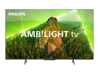 Produktfoto för Philips 43PUS8108 - 43 Diagonal klass 8100 Series LED-bakgrundsbelyst LCD-TV - Smart TV - 4K UHD (2160p) 3840 x 2160 - HDR - satin chrome