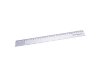 Linjal plast 30cm310x1x35mm 0,01kg (1stk) Skriveredskaper - Skrivetilbehør - Linjaler og målere