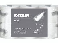 Toiletpapir Katrin Plus 285 hvid 35m 38411 3-lag - (42 ruller pr. karton)