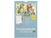 Familiekalender Otto Dickmeiss med 4 kolonner 2024 - inkl. stickers Papir & Emballasje - Kalendere & notatbøker - Kalendere