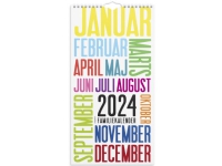 Bilde av Familiekalender Trendart 2024