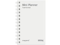 Mini Planner Refill uge 8x12,6cm tværform 24 0848 00 Papir & Emballasje - Kalendere & notatbøker - Kalendere